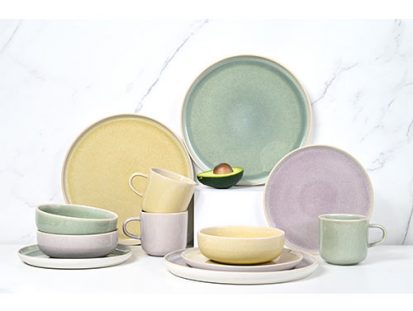 reactive glaze ceramic tableware set