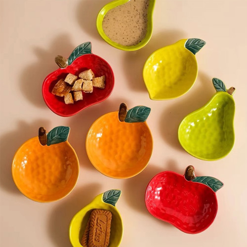 Fruit Shaped Cartoon Ceramic Saucer