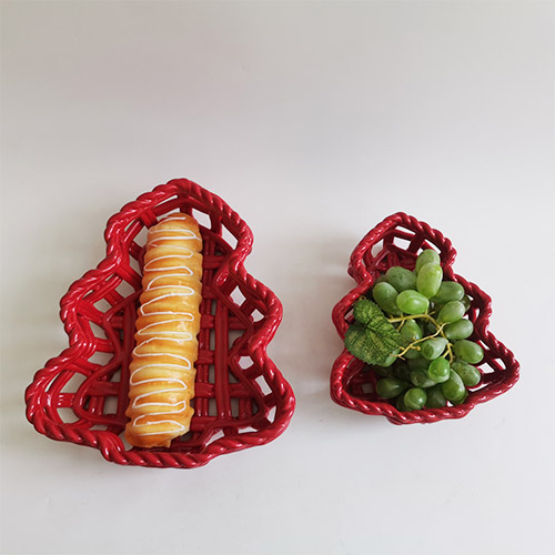 Woven stoneware plates bulk sale