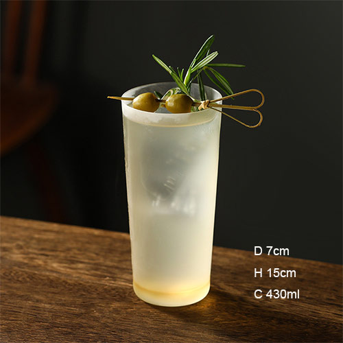 bulk buy frosted wine glasses