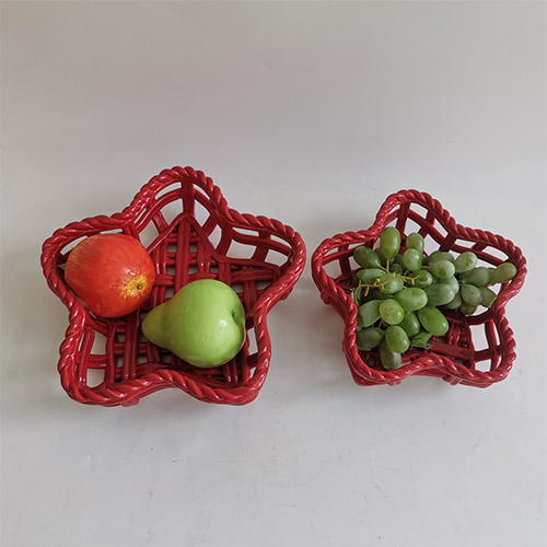 Custom woven ceramic plates supplier