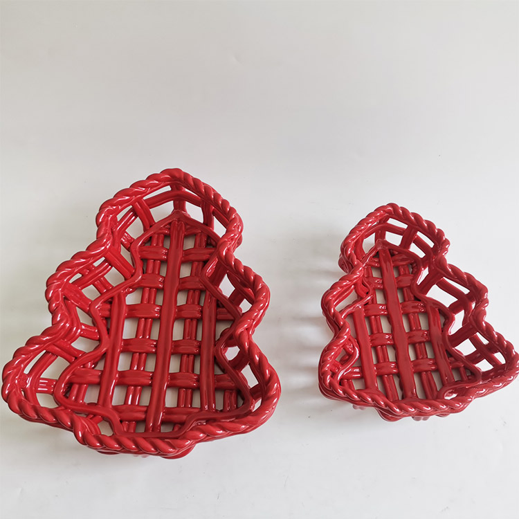 Bulk woven ceramic drain baskets