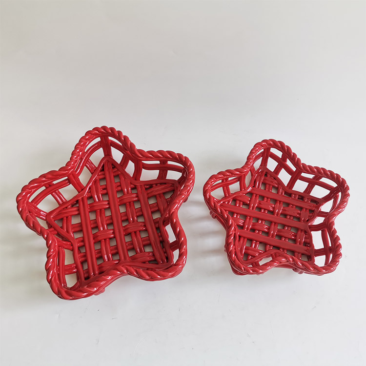 Wholesale woven ceramic plates