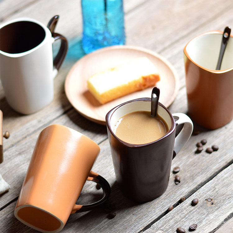 bulk sale 250ml matte finish ceramic coffee cups