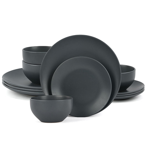 dinnerware set stoneware custom logo