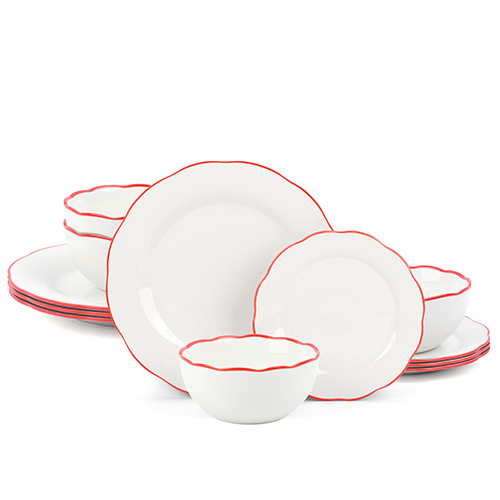 white porcelain dinnerware set for sale