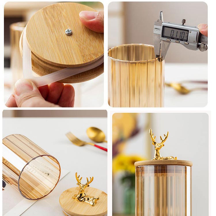 bulk custom glass jars for pantry storage