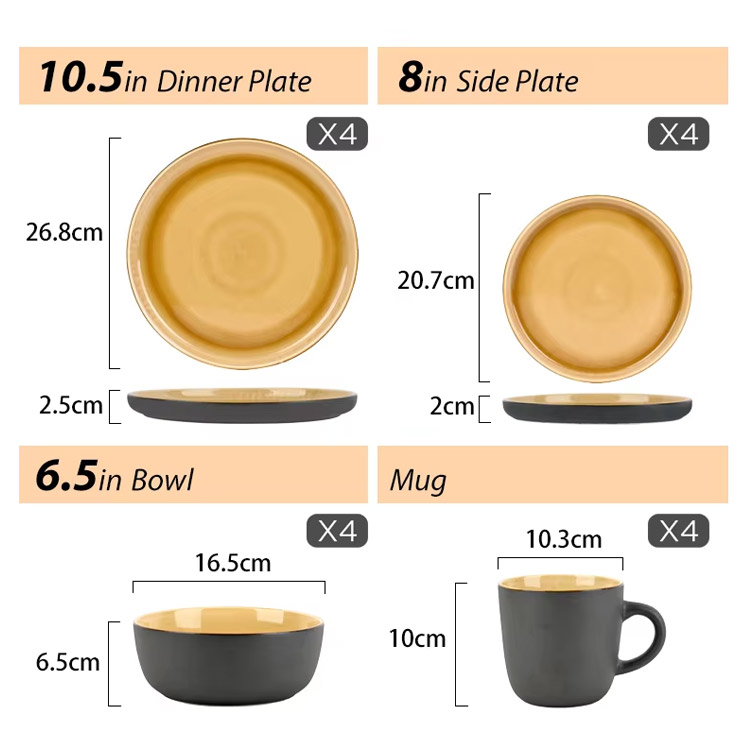 crackle glazed stoneware dinnerware set for sale