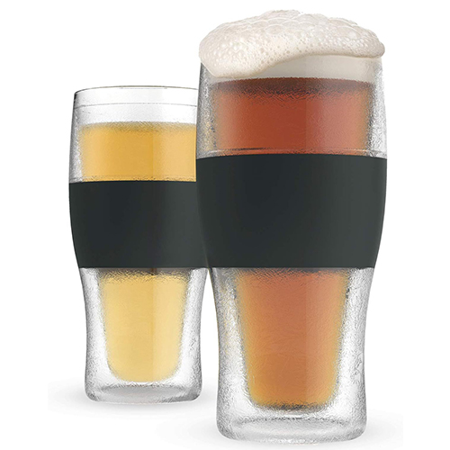 Freezer Gel Chiller Double Wall Plastic Frozen Pint Glass