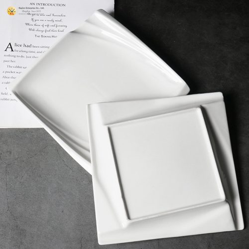 white dinner plates