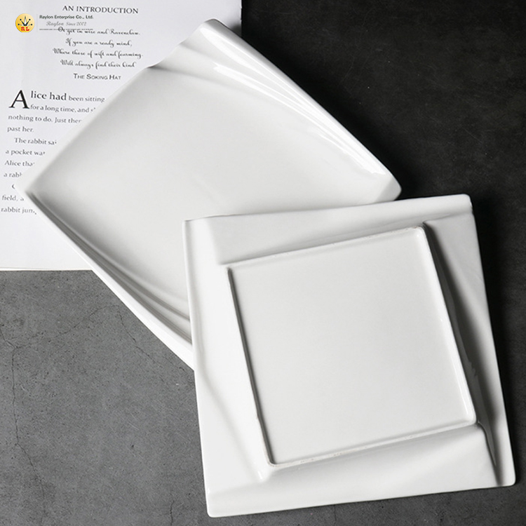 white dinner plates